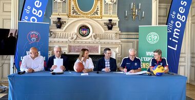 Le Limoges CSP et le Limoges ABC signent un partenariat historique