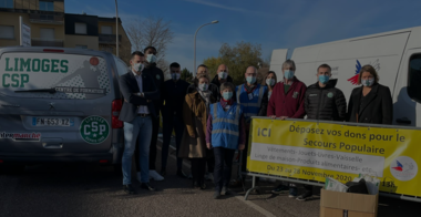 Collecte pour le Secours Populaire à Intermarché Ventadour